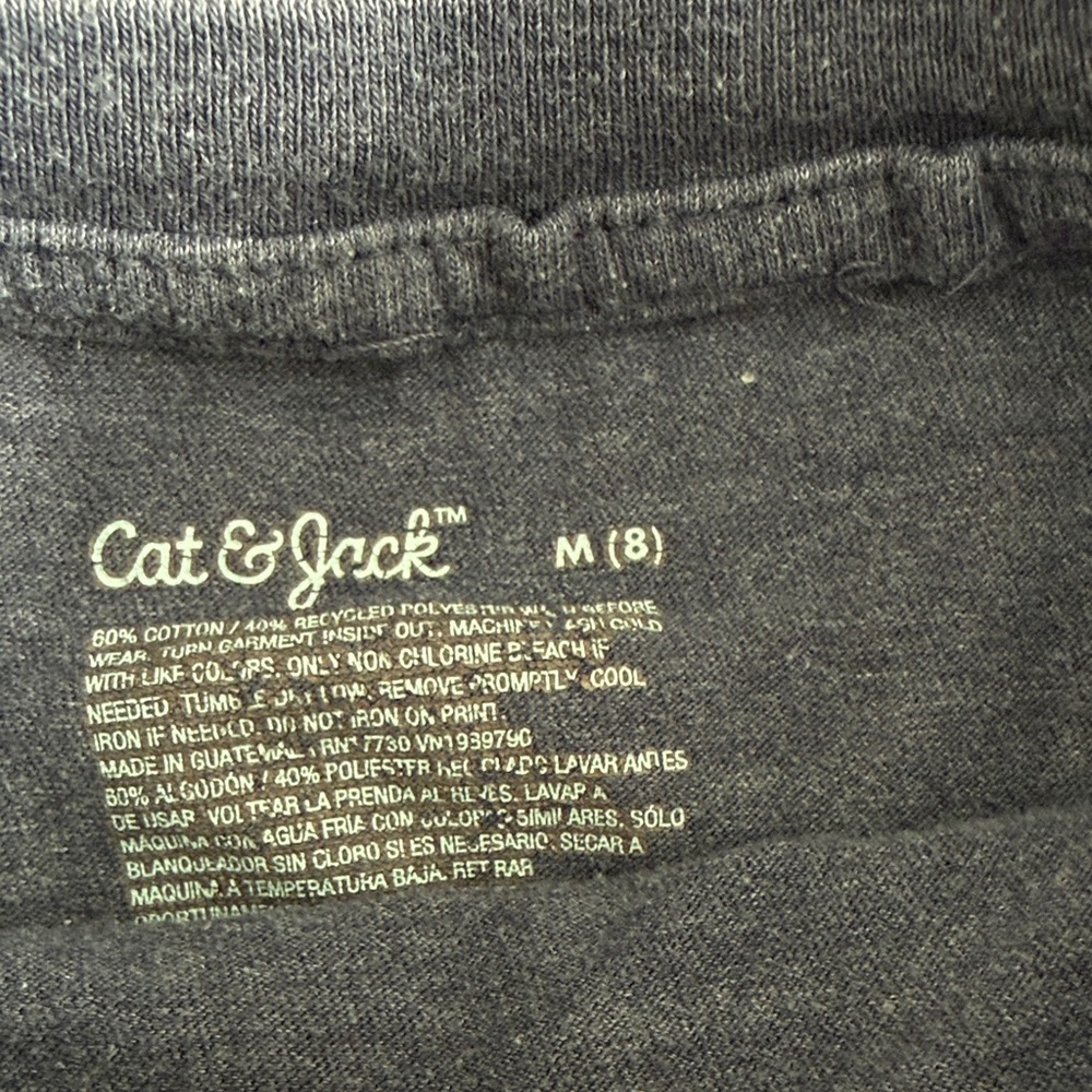 Cat & Jack Trio Short Sleeve Tees - Blue, Beige, Charcoal - Picture 8 of 8